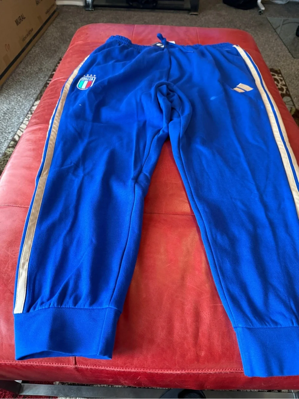 adidas Blue Italia Sweatshirt size XL and pants size XXL